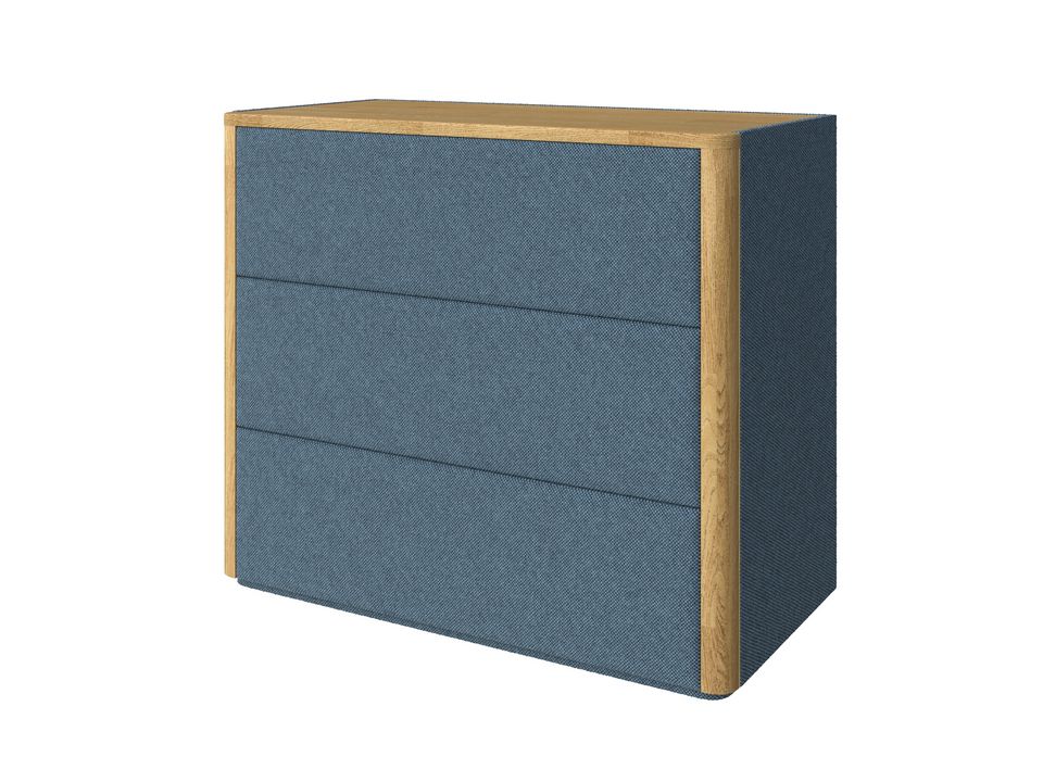 Комод Verda Bliss ТканьМассив дуб Масло-воск Natura дубPiano 13 Морская гладь 79x90 92200₽